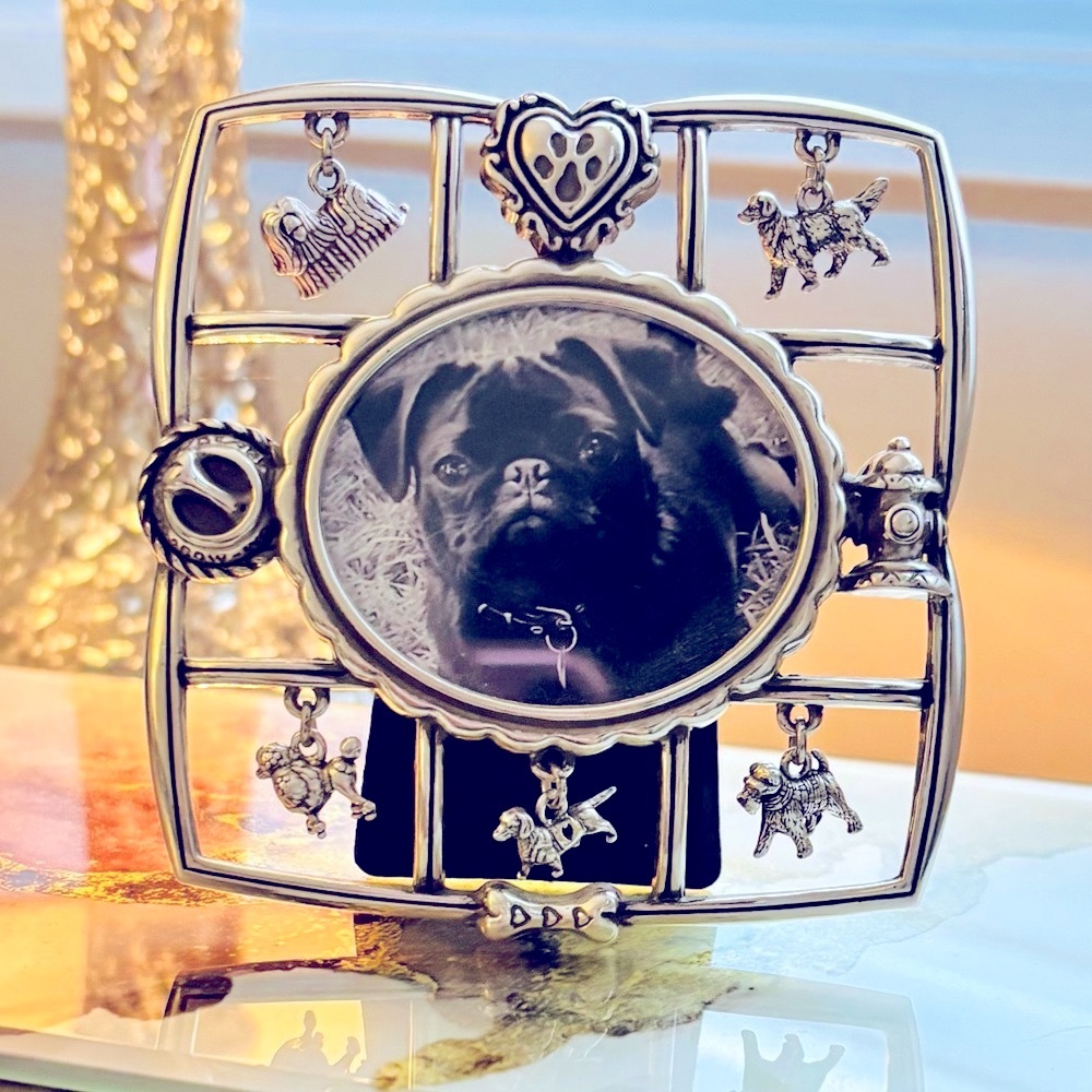 Brighton Silver Dog-Themed Picture Frame - Picture 2 of 6